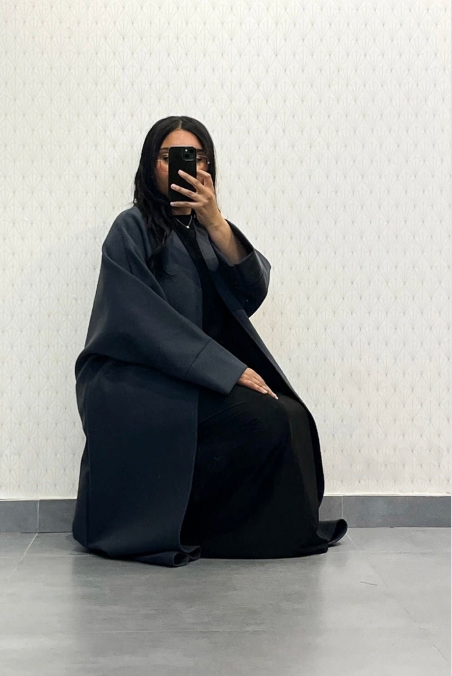 manteau caban avec ceinture - le voile élégantmanteau caban avec ceinturemanteau caban avec ceintureABAYAproduct_vendor