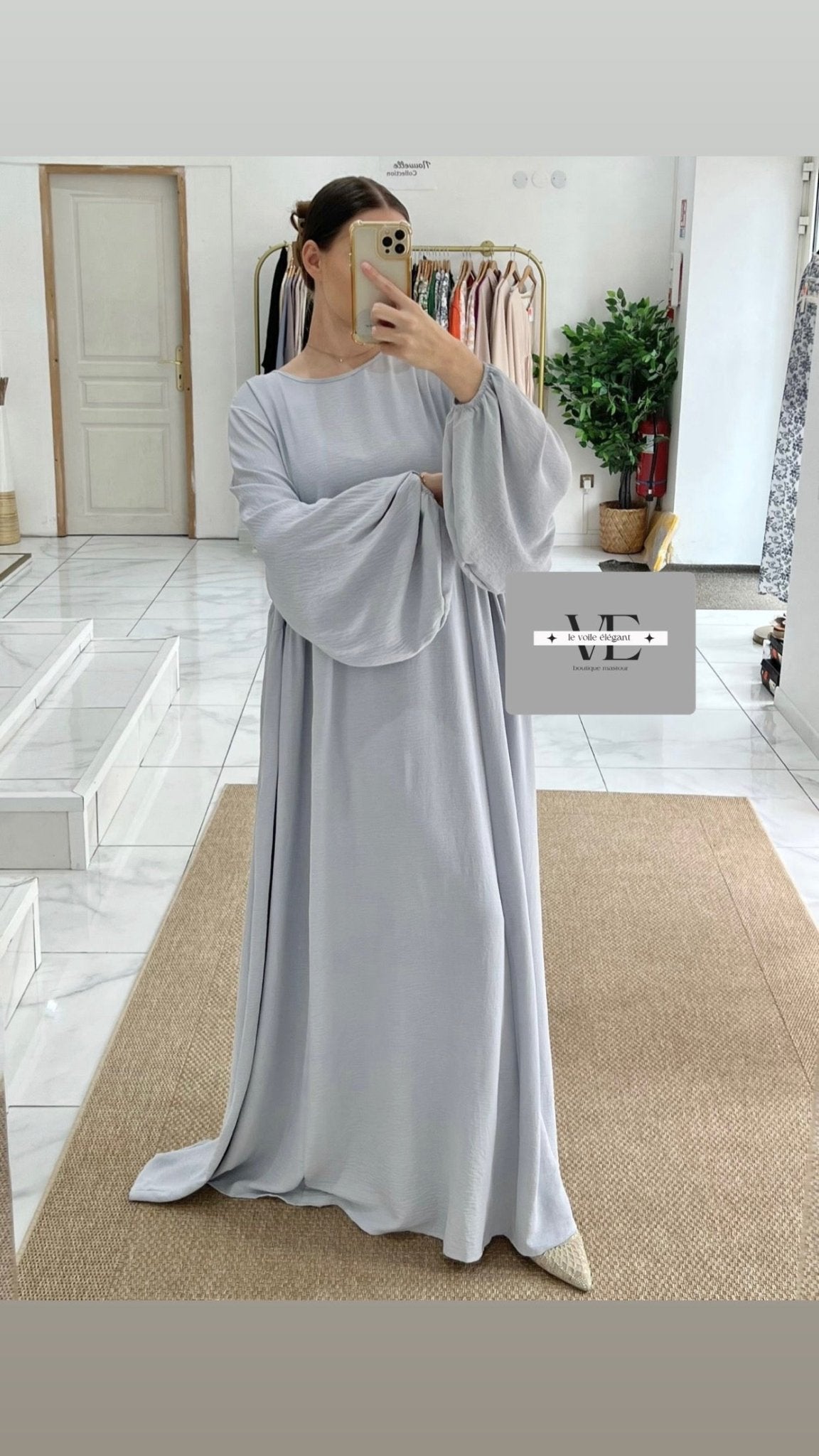 Robe abaya en jazz - le voile élégantRobe abaya en jazzRobe abaya en jazzABAYAproduct_vendor