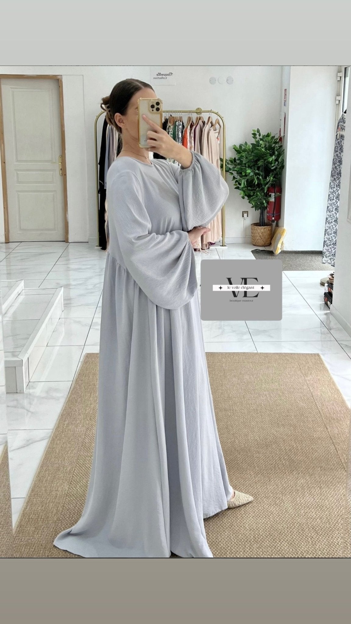 Robe abaya en jazz - le voile élégantRobe abaya en jazzRobe abaya en jazzABAYAproduct_vendor