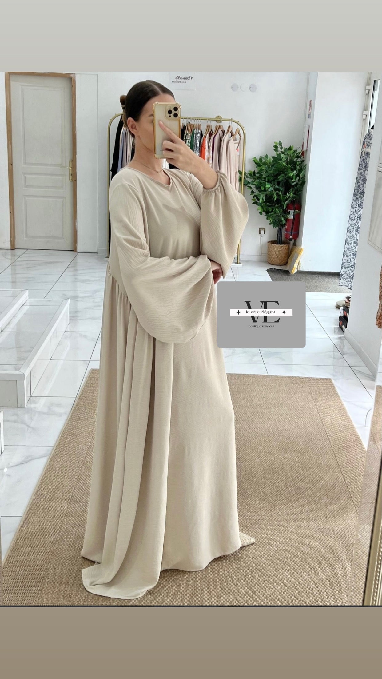 Robe abaya en jazz