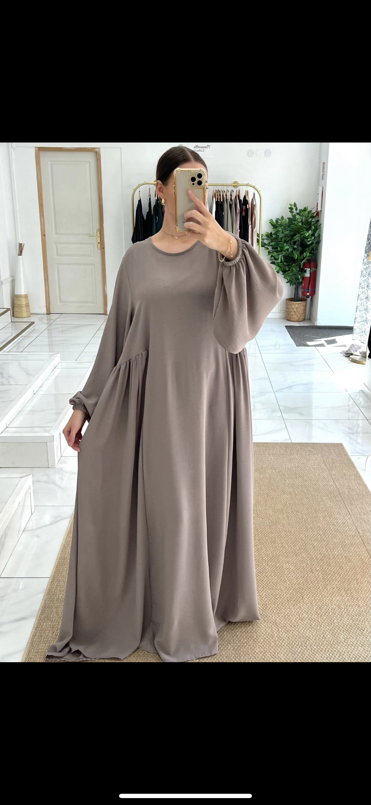 Robe abaya en jazz