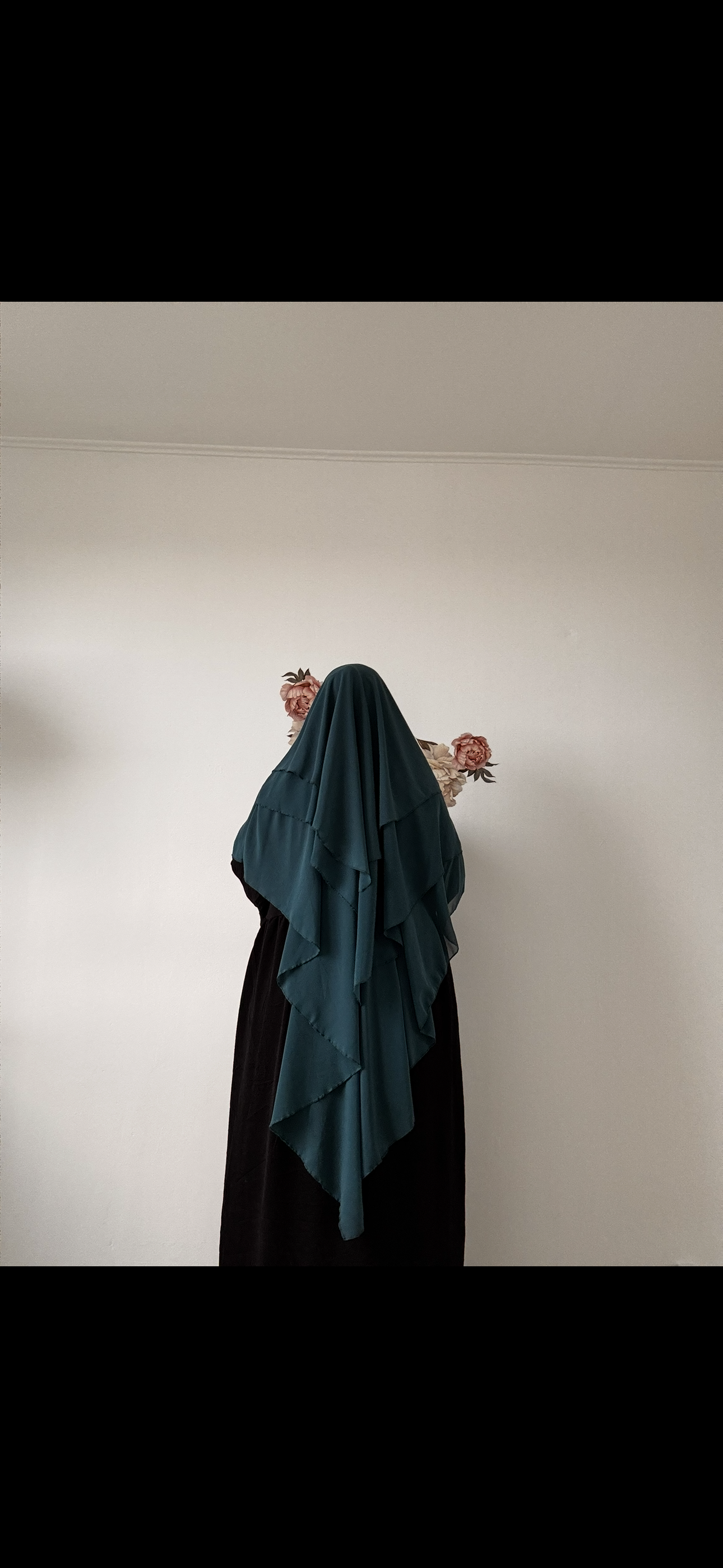 khimar 3 voiles en mousseline