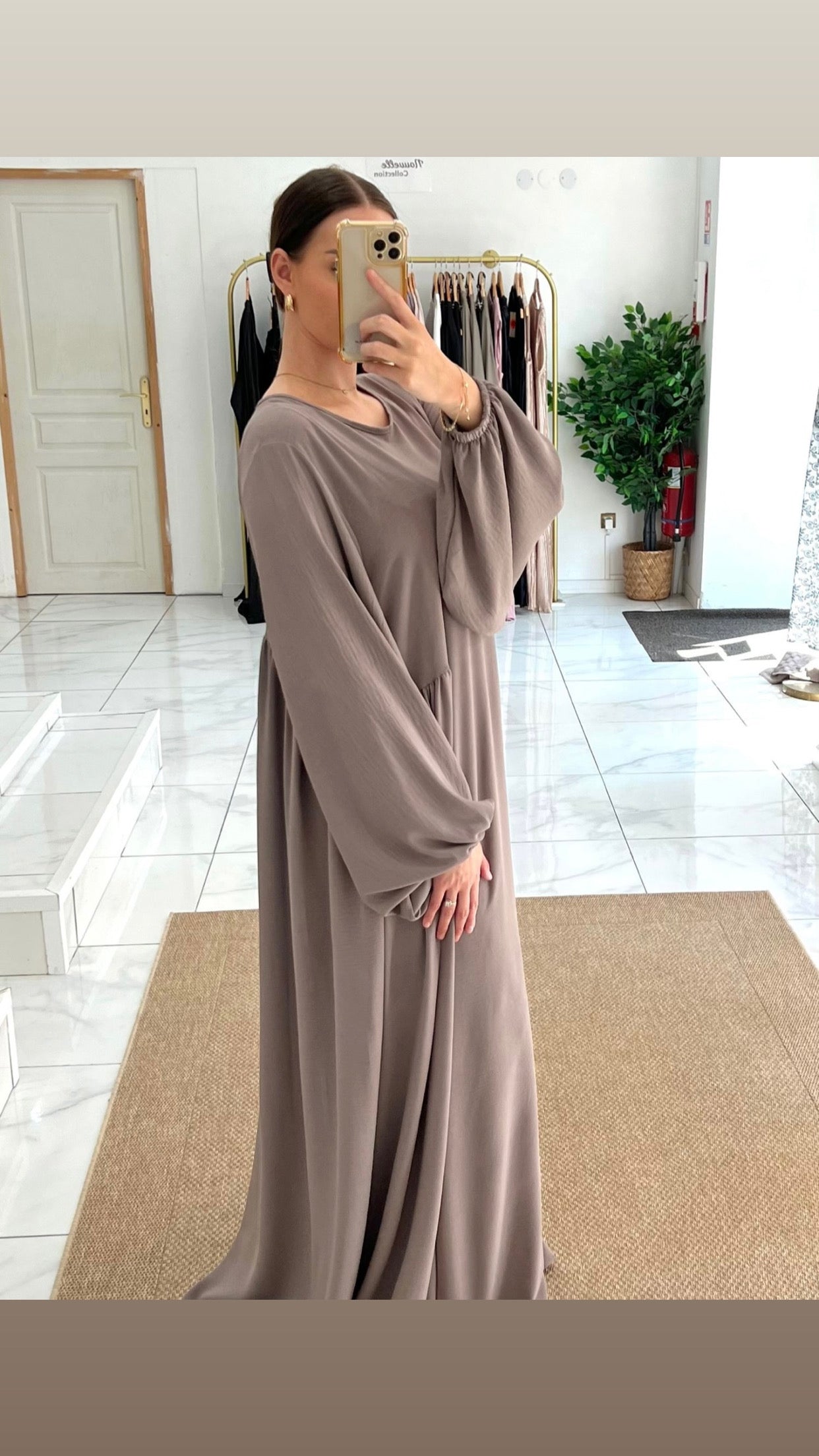 Robe abaya en jazz