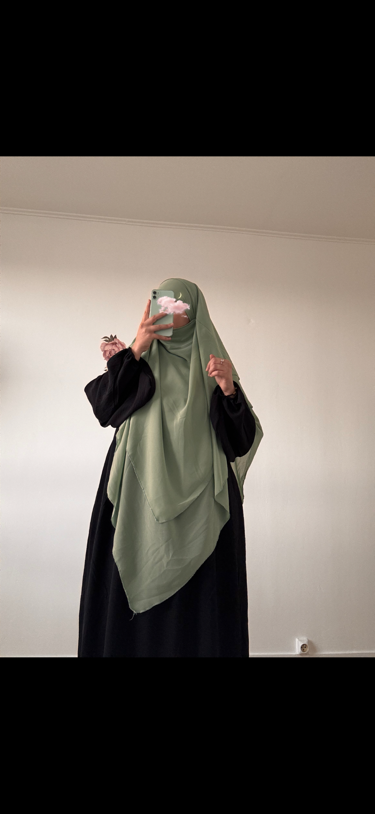 khimar 3 voiles en mousseline