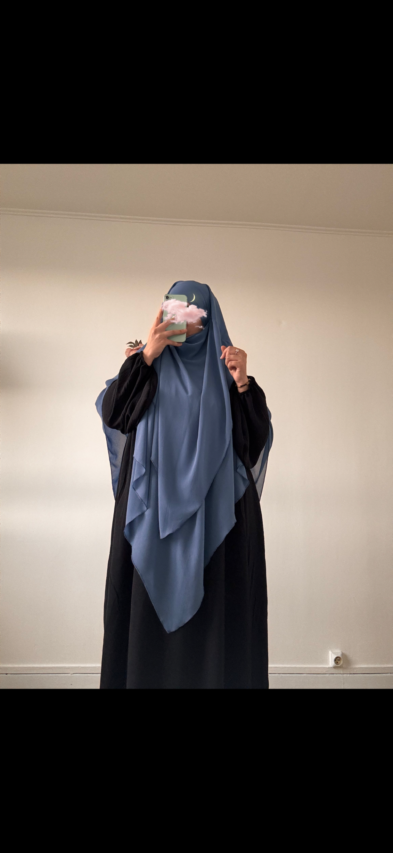khimar 3 voiles en mousseline