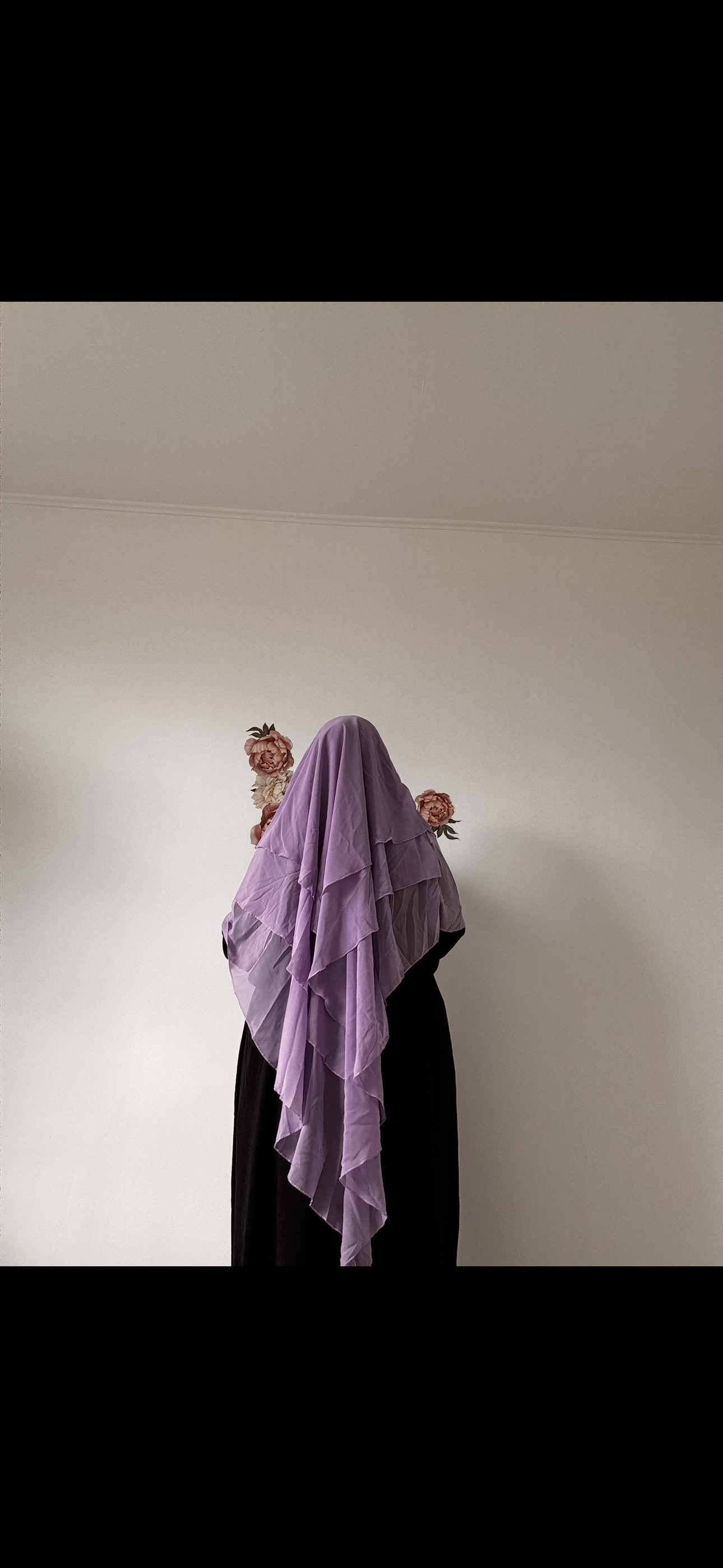khimar 3 voiles en mousseline
