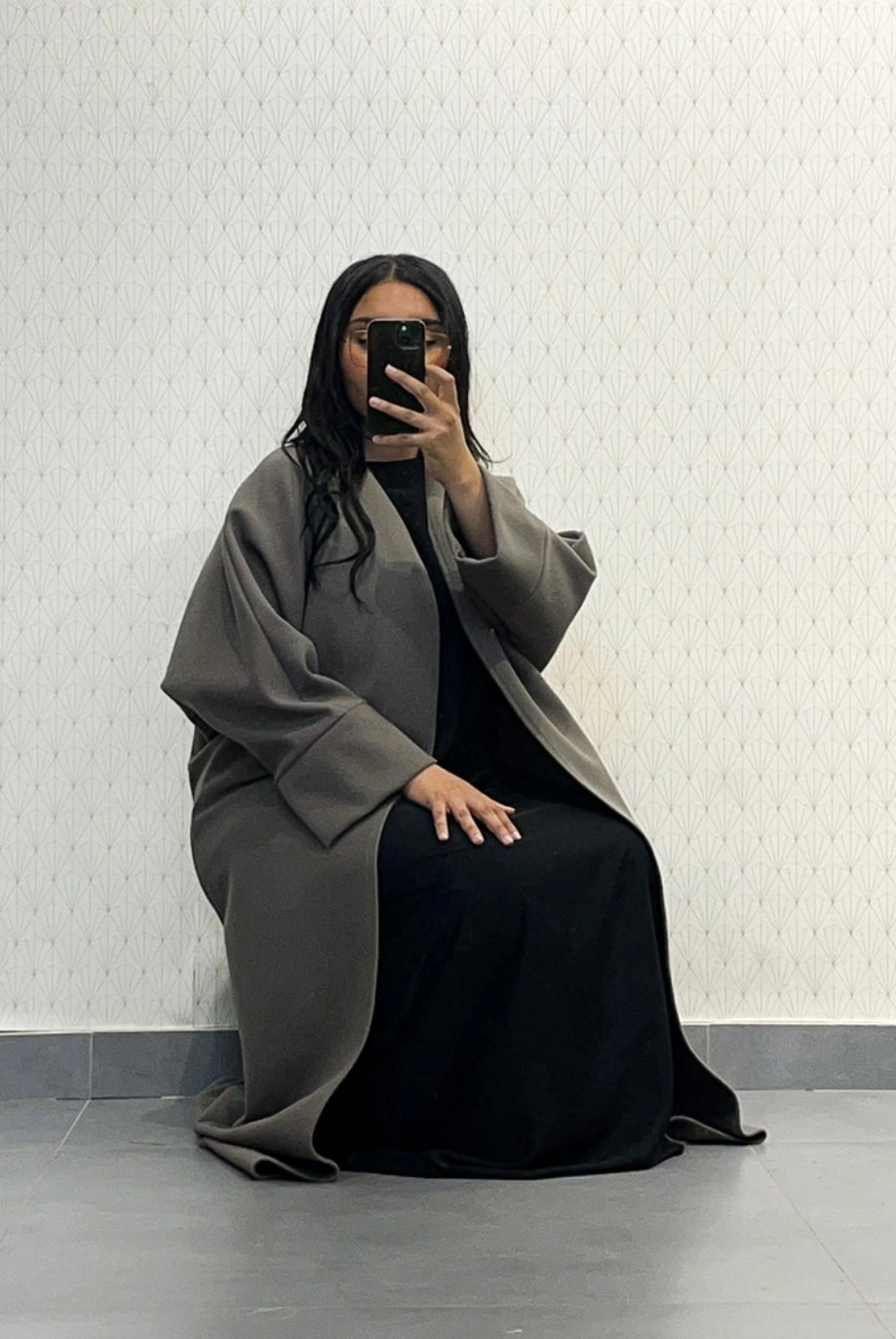 manteau caban avec ceinture