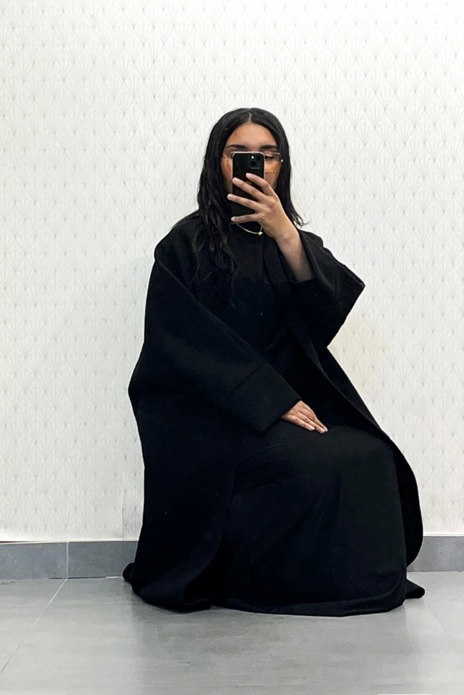 manteau caban avec ceinture