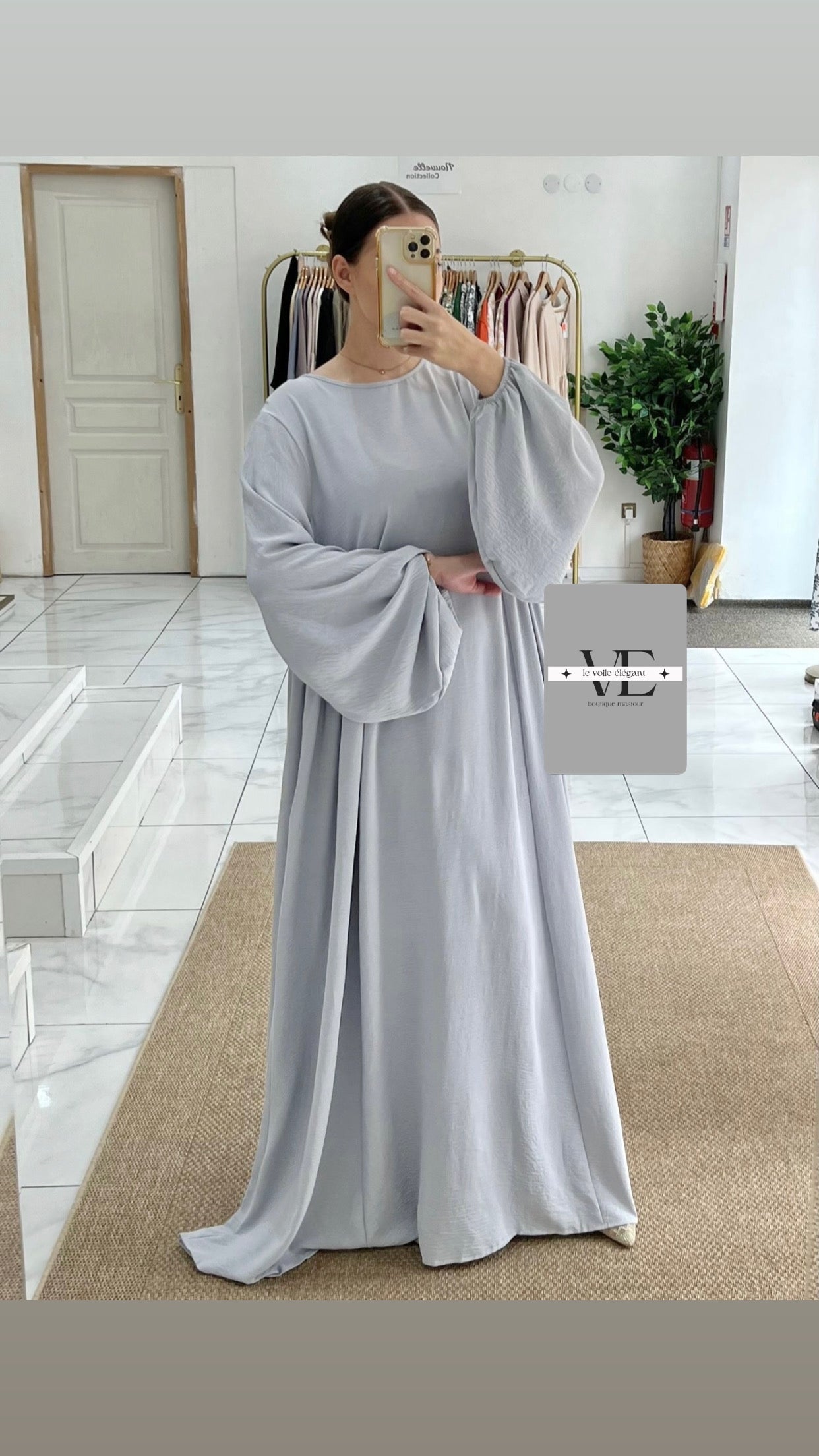 Robe abaya en jazz
