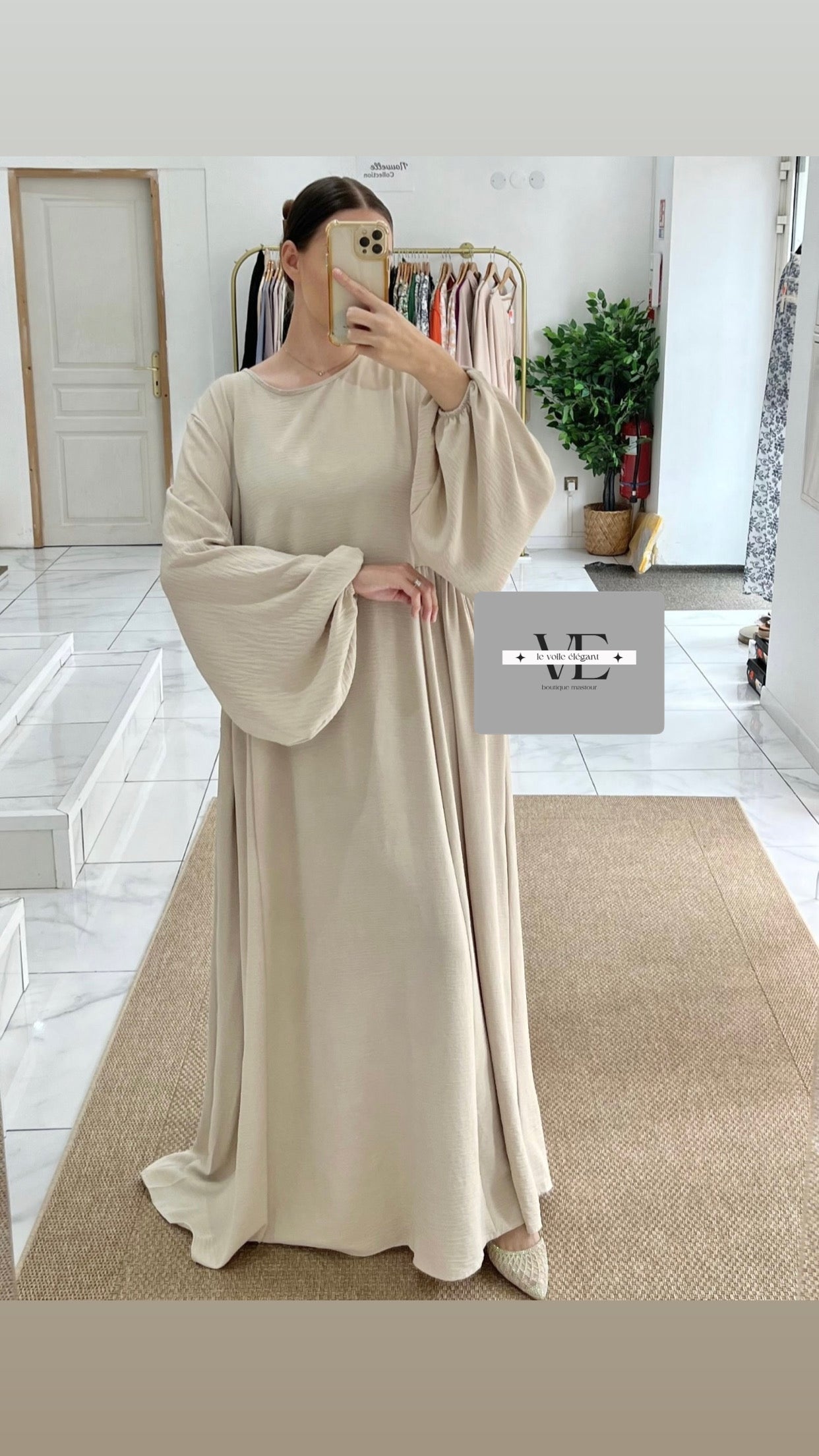 Robe abaya en jazz