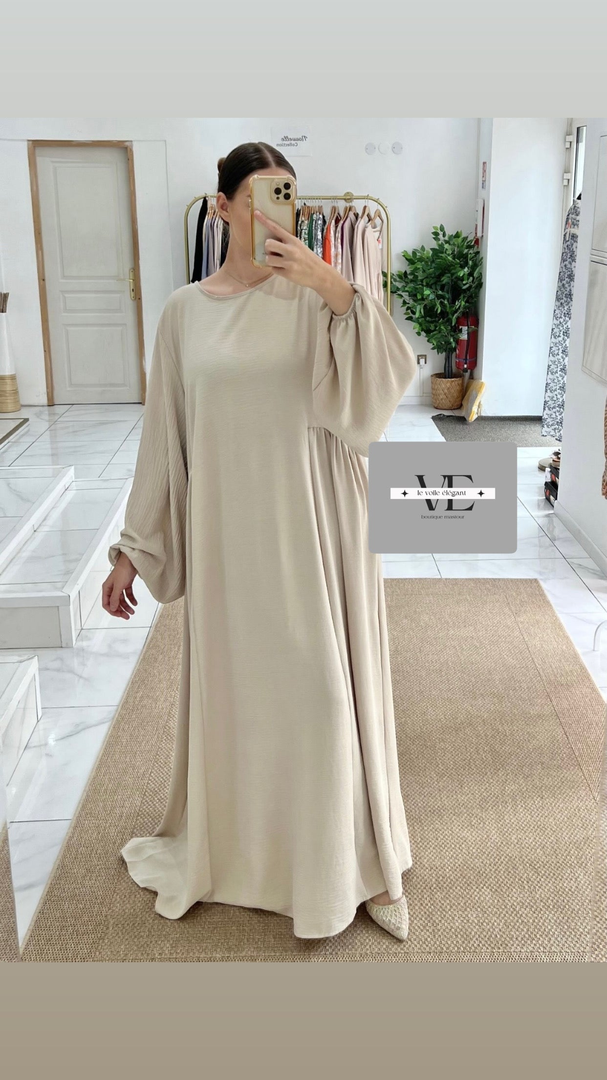 Robe abaya en jazz