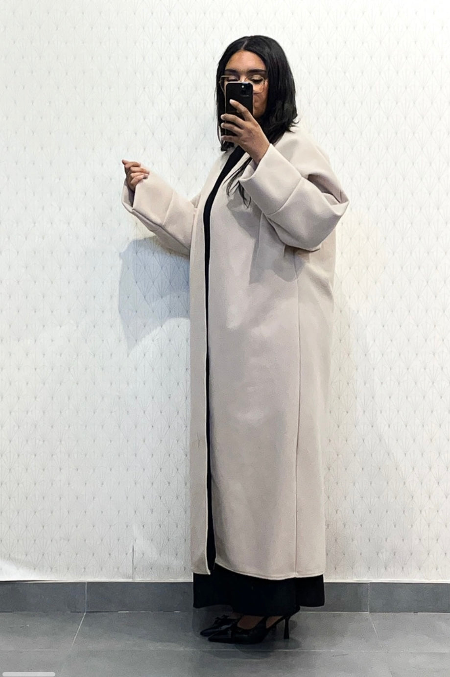 manteau caban avec ceinture