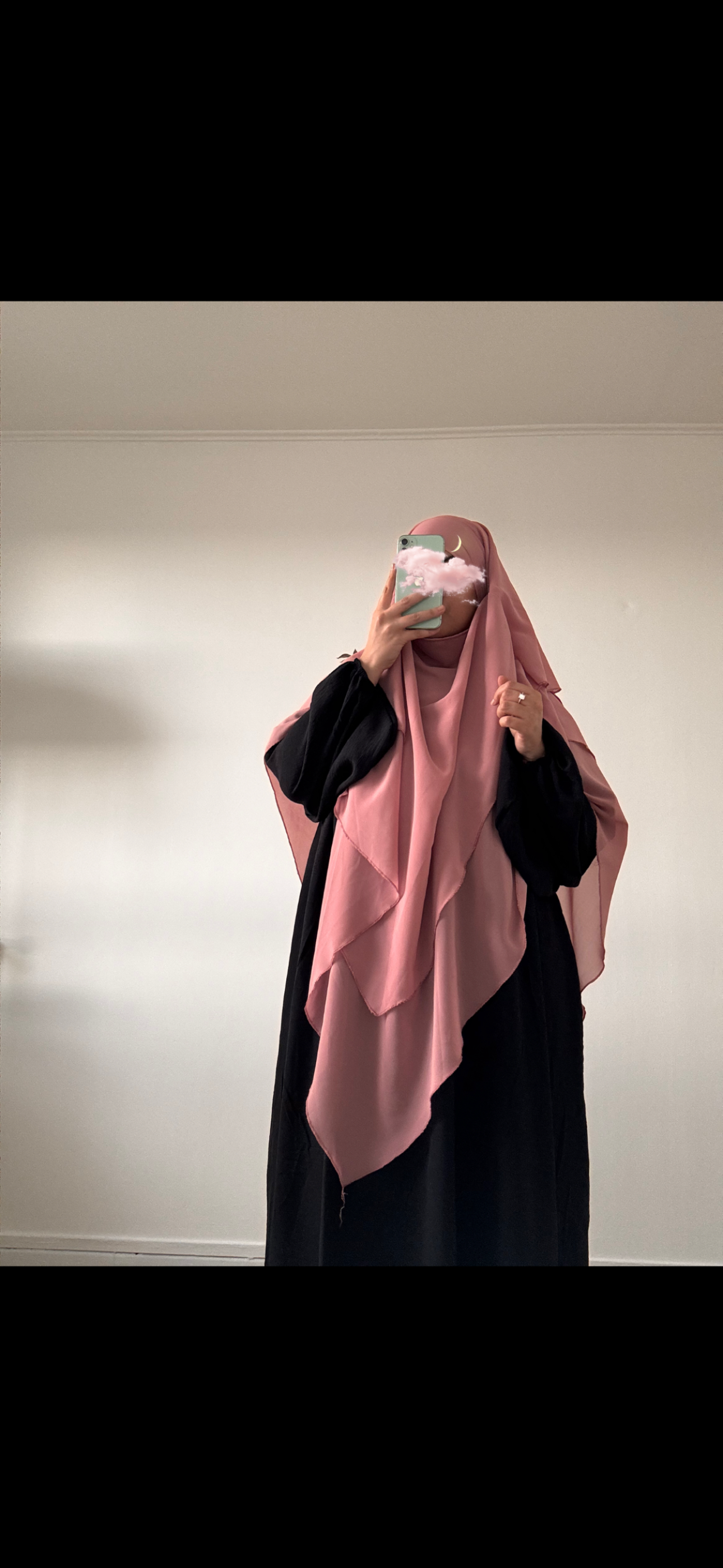 khimar 3 voiles en mousseline