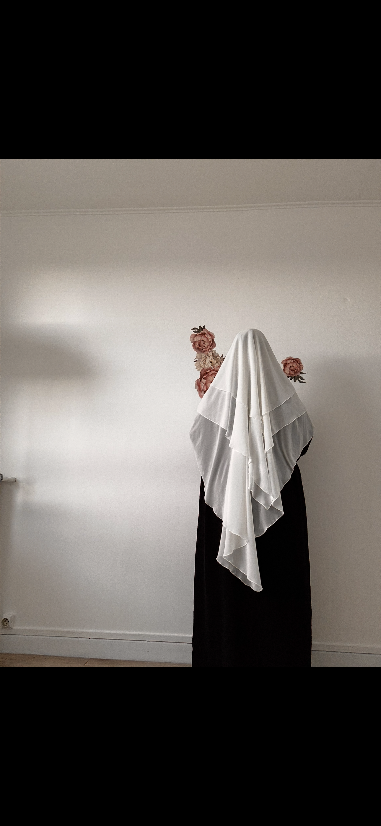 khimar 3 voiles en mousseline