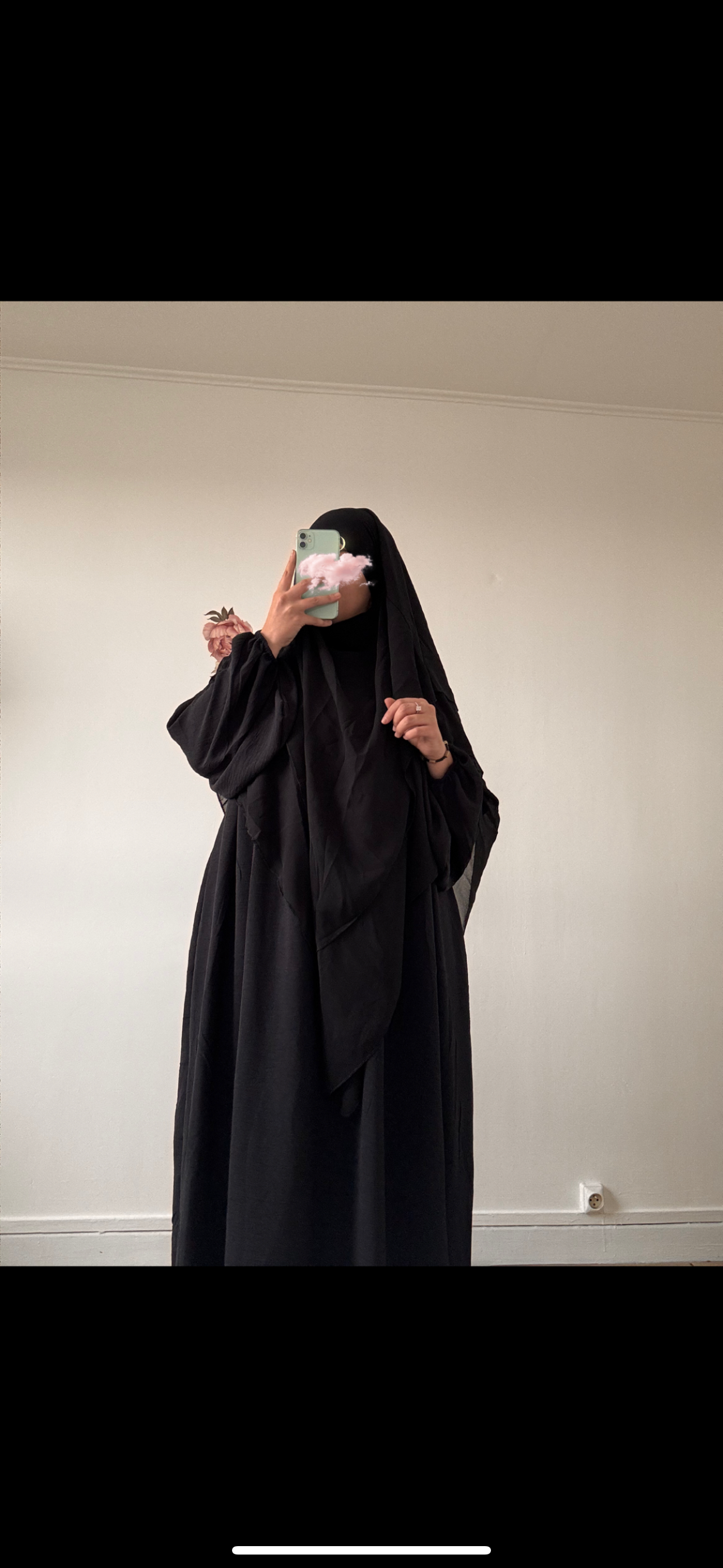 khimar 3 voiles en mousseline