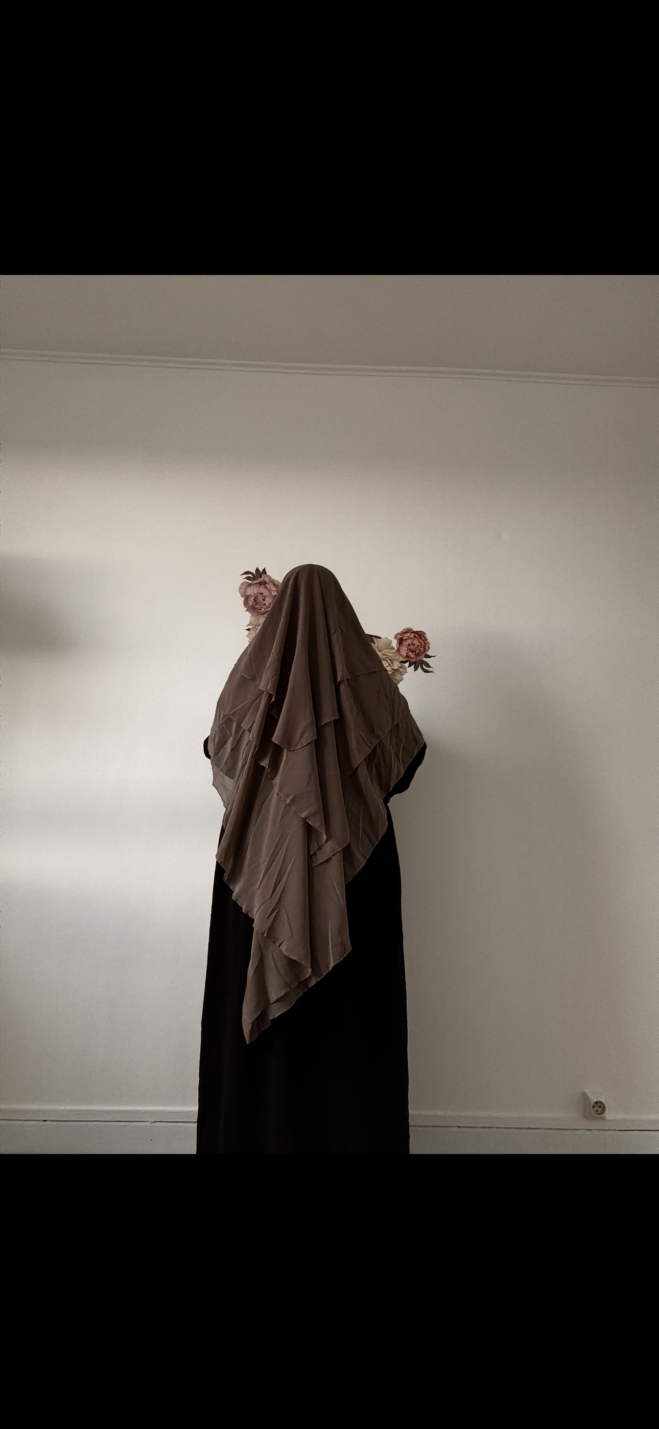 khimar 3 voiles en mousseline