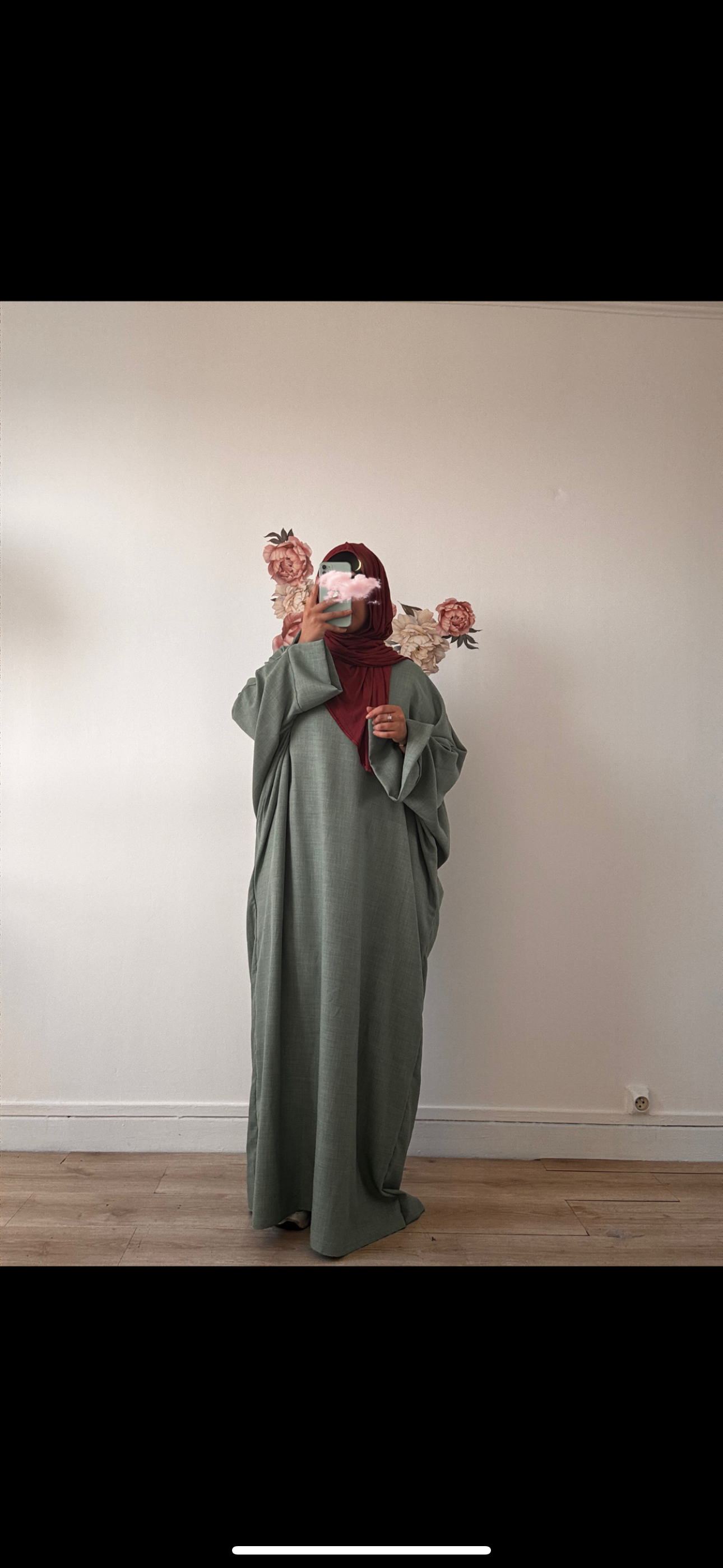 robe manche ouverte
