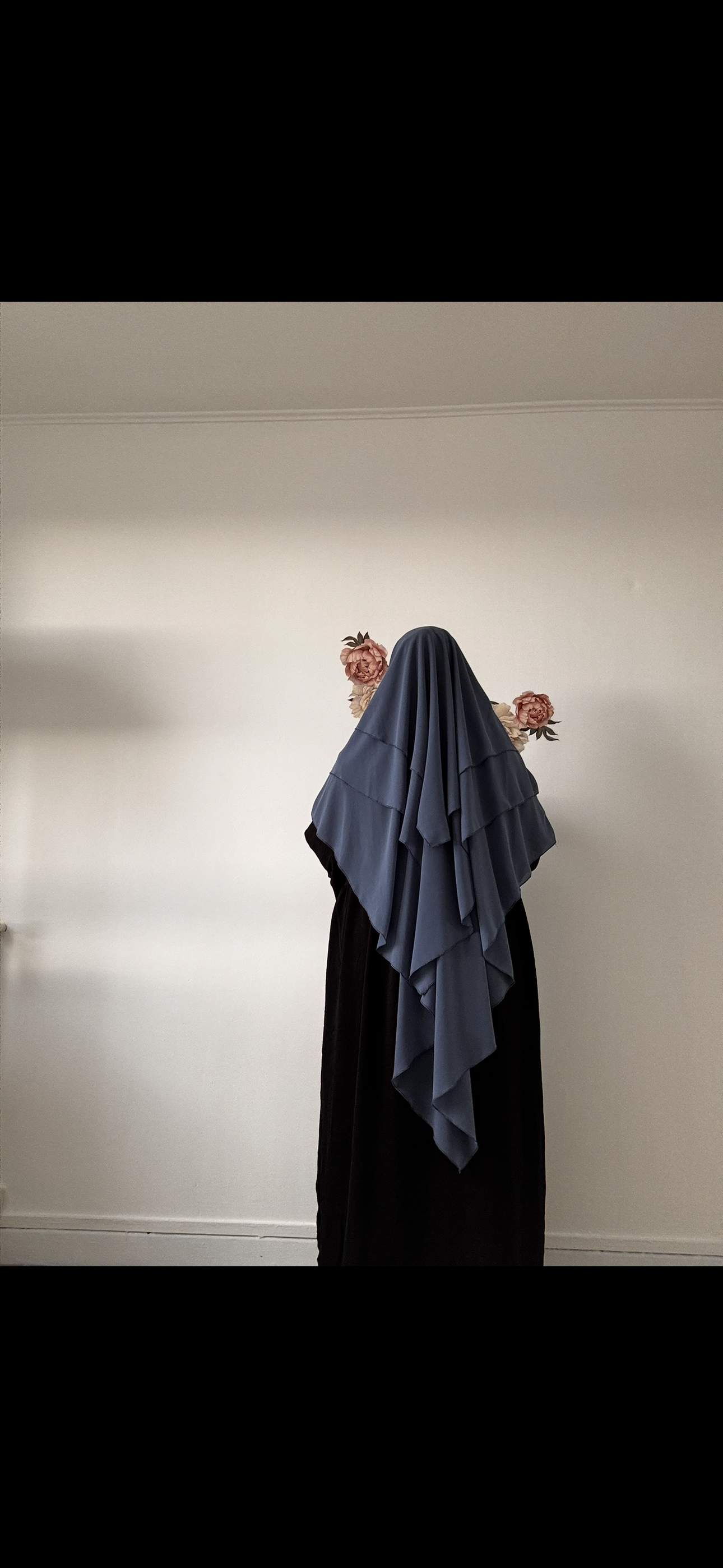 khimar 3 voiles en mousseline