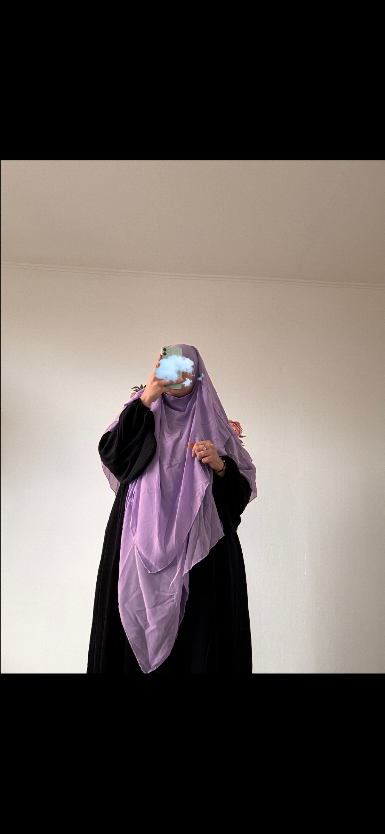 khimar 3 voiles en mousseline