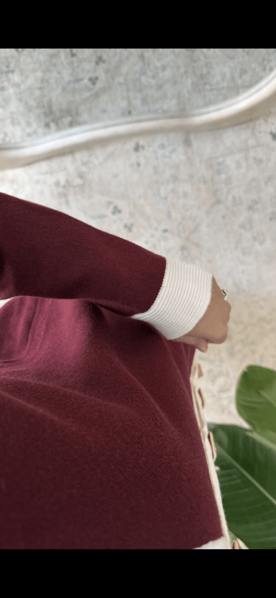 🍁 Ensemble cardigan à rayures et boutons dorés - le voile élégant🍁 Ensemble cardigan à rayures et boutons dorés🍁 Ensemble cardigan à rayures et boutons dorésABAYAproduct_vendor