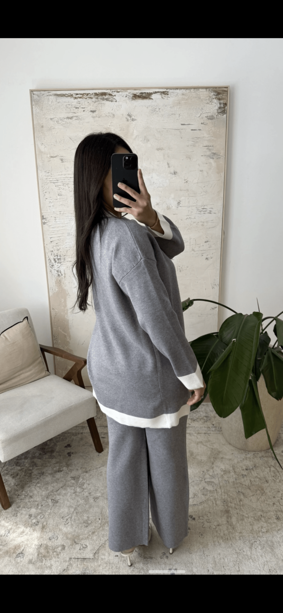 🍁 Ensemble cardigan à rayures et boutons dorés - le voile élégant🍁 Ensemble cardigan à rayures et boutons dorés🍁 Ensemble cardigan à rayures et boutons dorésABAYAproduct_vendor