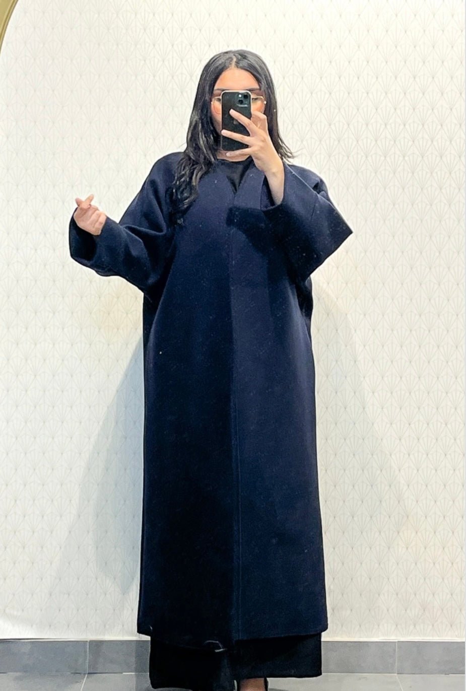 manteau caban avec ceinture - le voile élégantmanteau caban avec ceinturemanteau caban avec ceintureABAYAproduct_vendor