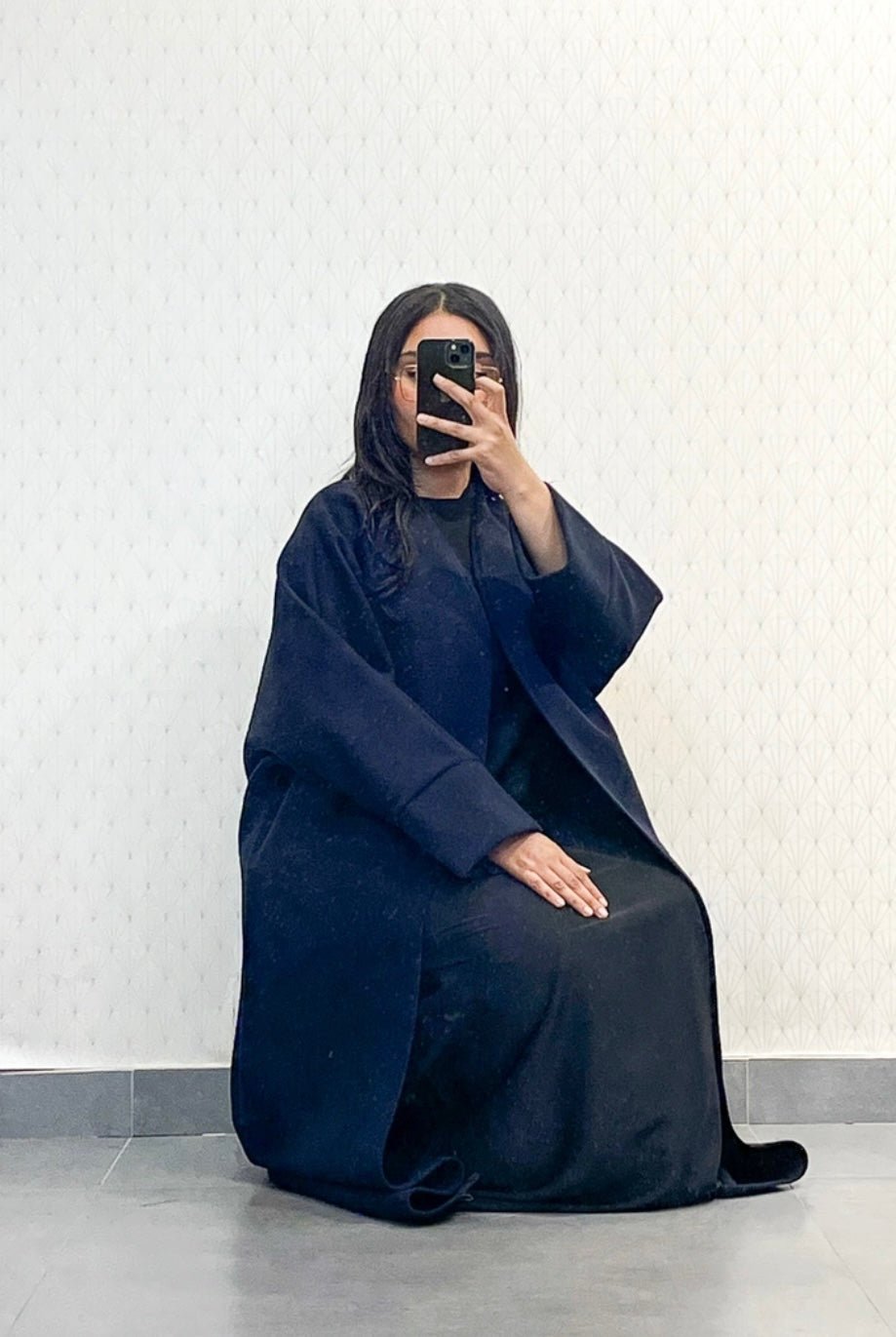 manteau caban avec ceinture - le voile élégantmanteau caban avec ceinturemanteau caban avec ceintureABAYAproduct_vendor