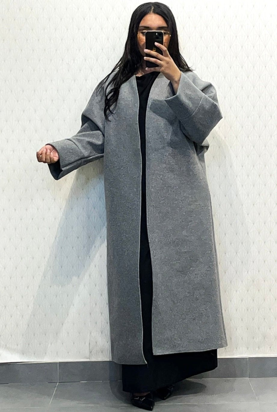 manteau caban avec ceinture - le voile élégantmanteau caban avec ceinturemanteau caban avec ceintureABAYAproduct_vendor