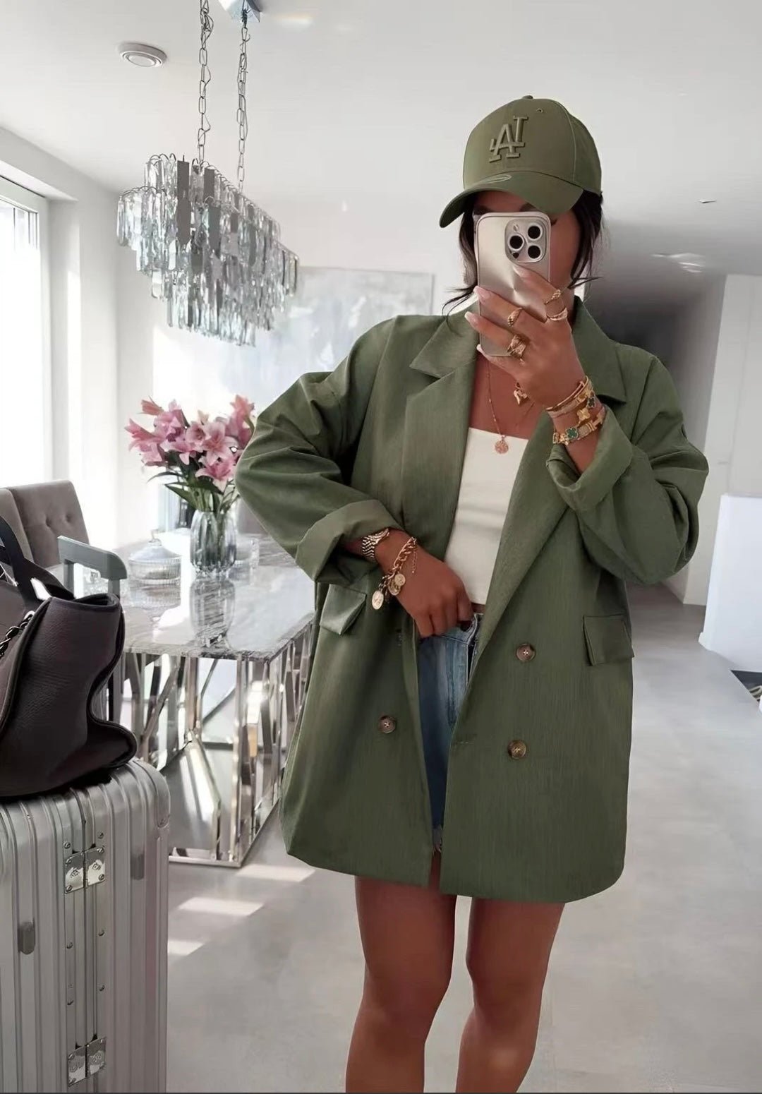 🍂 Veste / Manteau oversize doublé à boutons - le voile élégant🍂 Veste / Manteau oversize doublé à boutons🍂 Veste / Manteau oversize doublé à boutonsABAYAproduct_vendor